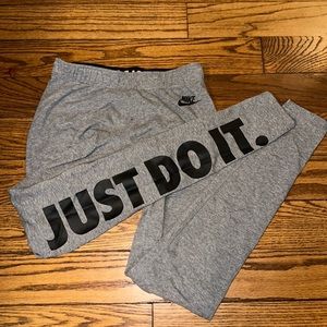 NIKE gray leggings
